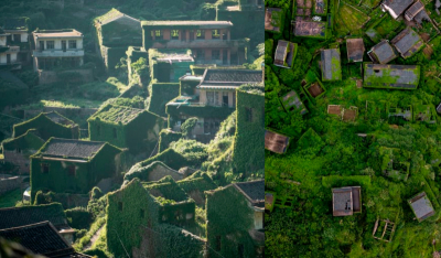 #OK! მიტოვებული სოფელი ჩინეთში: ადგილი, რომელიც ბუნებამ ჩაყლაპა!