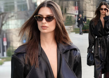#OK! #StreetStyle ემილი რატაკოვსკი: ორსული მოდელი 4,394 დოლარის ღირებულების თრენჩს ირგებს!