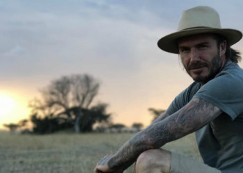 დევიდ ბექჰემი აფრიკაში შვილებთან ერთად ატარებს დროს