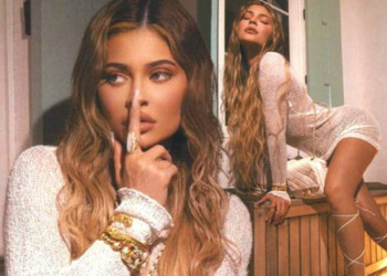 #OK! კაილი ჯენერის თეთრ ფერში გადაწყვეტილი სამოსი! ვარსკვლავი Cherry LA-ის მაისურით!