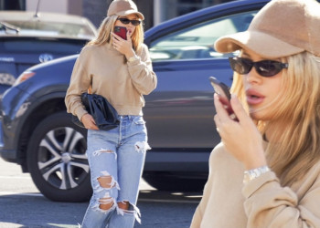 #OK! #StreetStyle სოფია რიჩი! მოდელი Playboy-ის მაისურით!