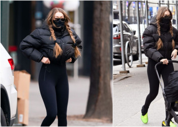 #OK!  იდეალური სხეული მშობიარობიდან მალევე - ჯიჯი ჰადიდის უახლესი იმიჯი ნიუ-იორკის ქუჩებიდან