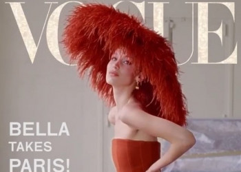 #OK! ულამაზესი ბელა ჰადიდი Vogue-ის ყდაზე! (ვიდეო)