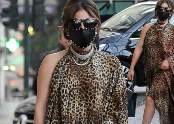 #OK Lady Gaga-ს დახვეწილი იმიჯი! მომღერალმა ასიმეტრიულ კაბას ბრილიანტის აქსესუარები შეუხამა!