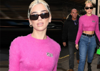 #OK! დუა ლიპას ვარდისფერი იმიჯი! მომღერალი ლოს-ანჯელესის აეროპორტში! 