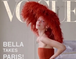 #OK! ულამაზესი ბელა ჰადიდი Vogue-ის ყდაზე! (ვიდეო)