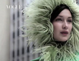 #OK! ბელა ჰადიდი ესპანური Vogue-ისთვის! მოდელი Prada-ს სამოსით! 